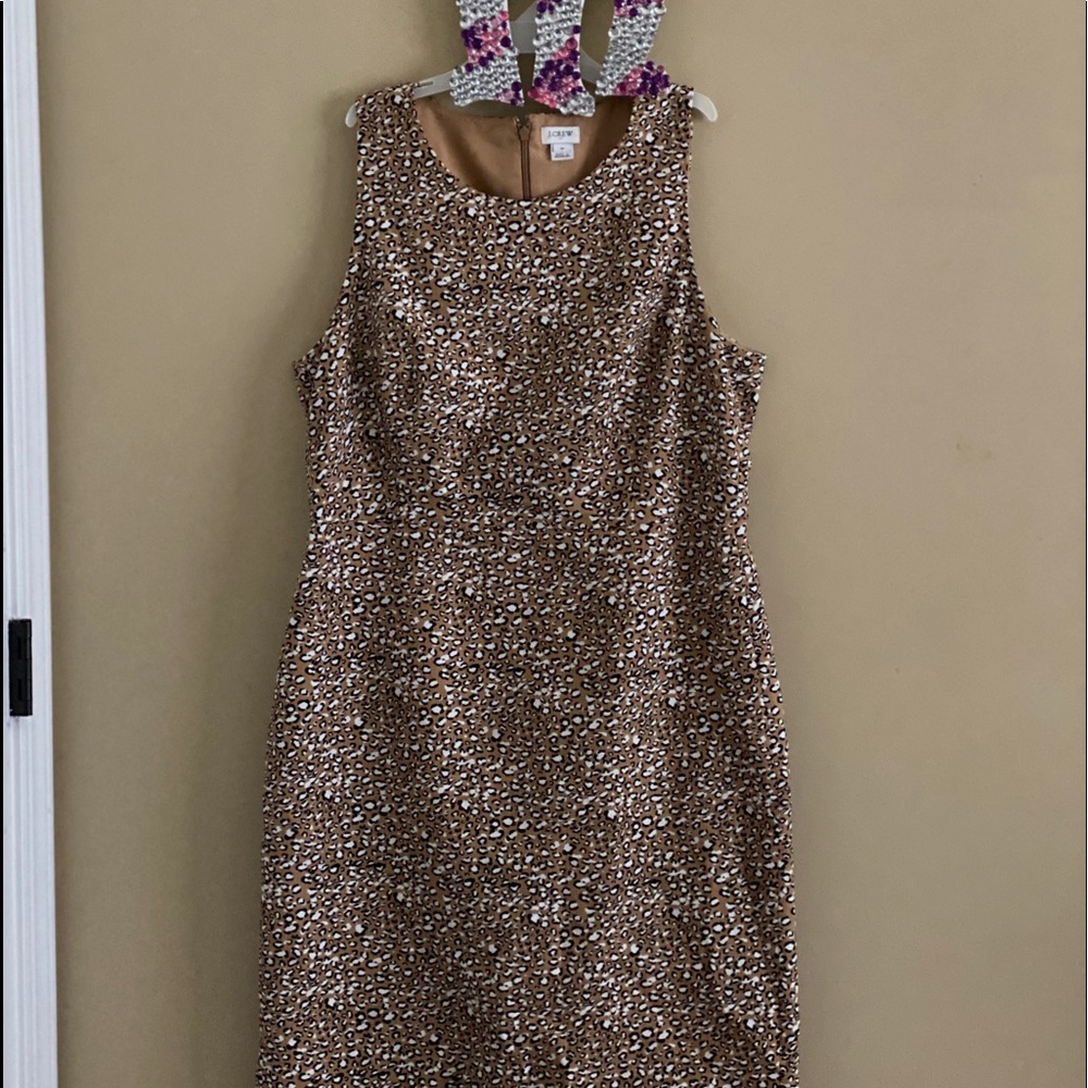 J CREW Cheetah  Print Dress